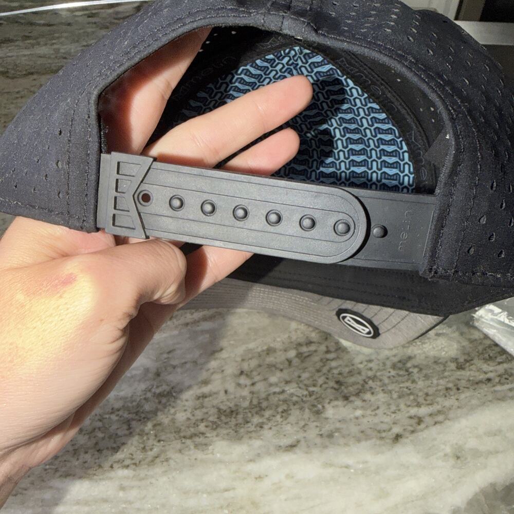 Melin Odysea Stacked Hydro Performance Snapback Hat Black E - Picture 5 of 5